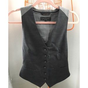 Gray two-tone Rag and Bone vest size 4